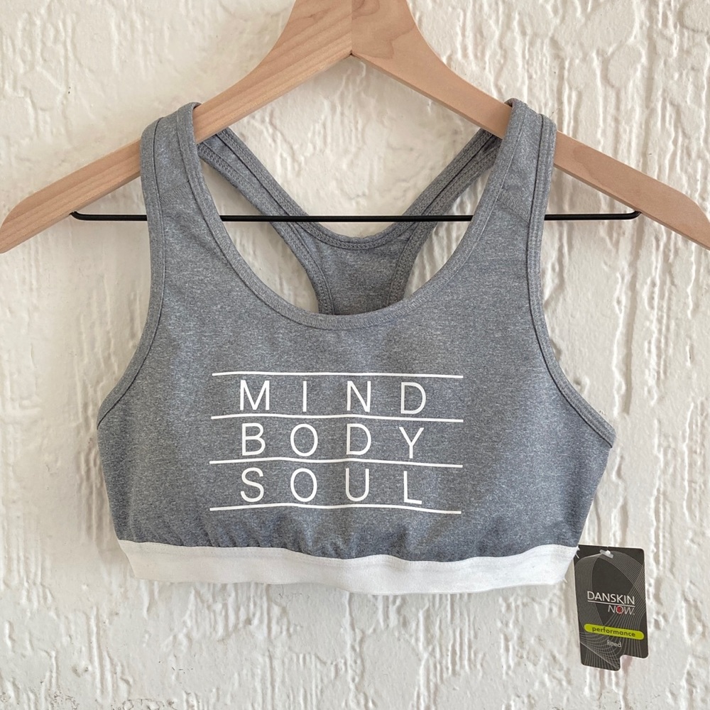 Danskin Now Gray Sports Bra Size XS